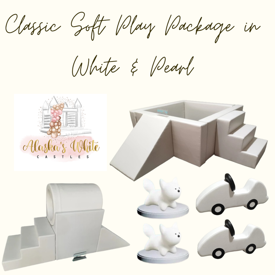 COMING SOON- Classic Soft Play Package in White & Pearl