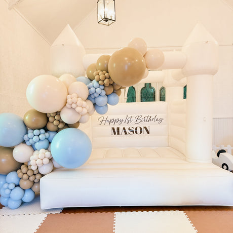 White Bouncy Castle