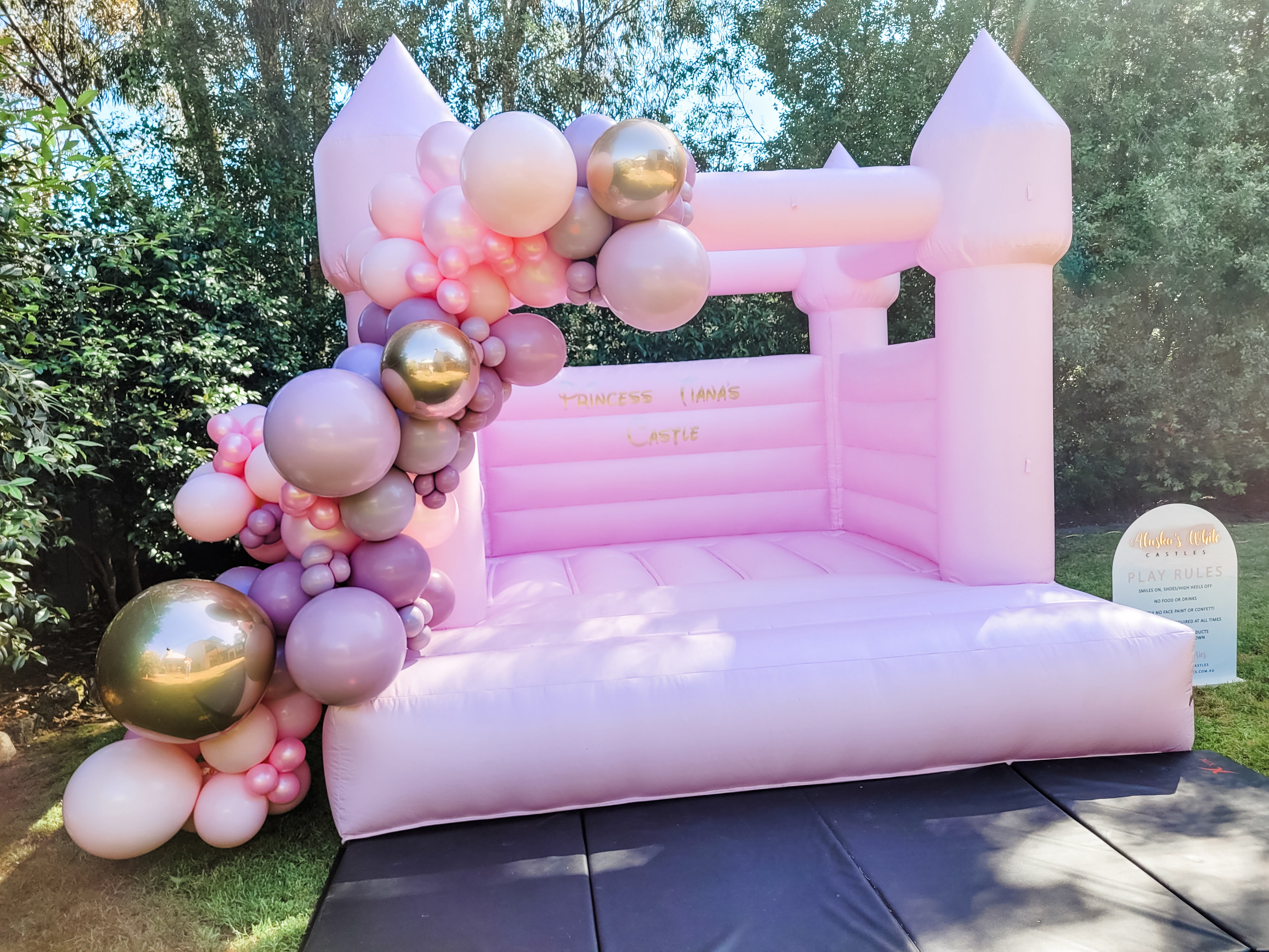 Princess Balloon Garland – Alaska's White Castles